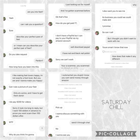 This scammer tried to scam me of my feet pics : r/scammers