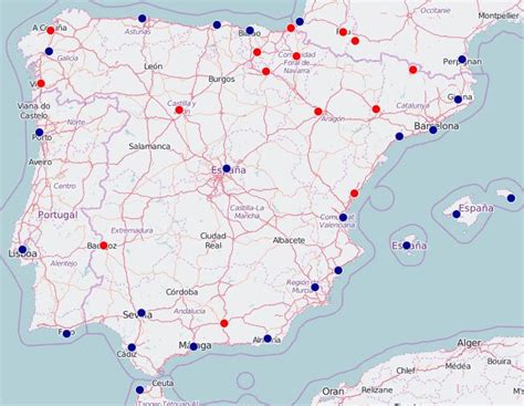 Map Of Airports In Spain World Map