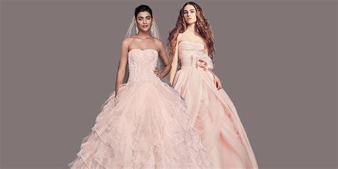 15 Pretty Pink Wedding Dresses 2022 Blush And Pink Wedding Gowns