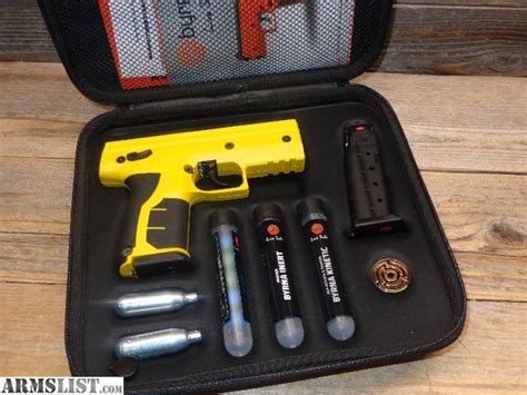 Armslist For Sale New Byrna Hd Ready Pepper Ball Launcher Yellow Kit