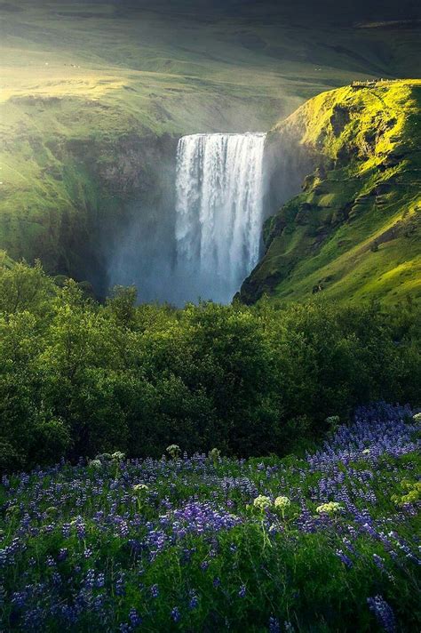 Landscpe Iceland Landscape Waterfall Nature Photography
