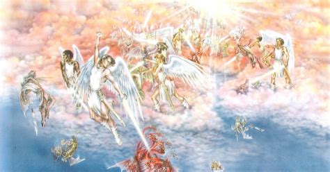 Mark War In Heaven Michael Defeats The Dragon Rev 127 12