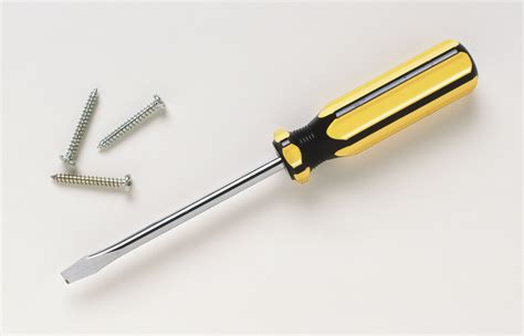 Know Your Tools The Flat Head Screwdriver