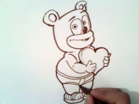 how to draw a gummy bear | how to draw a gummy bear step by step | easy