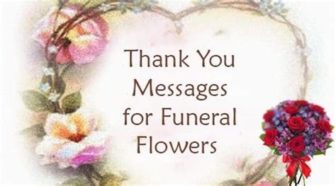 Thank You For Funeral Flowers And Food How To Write A Thank You For