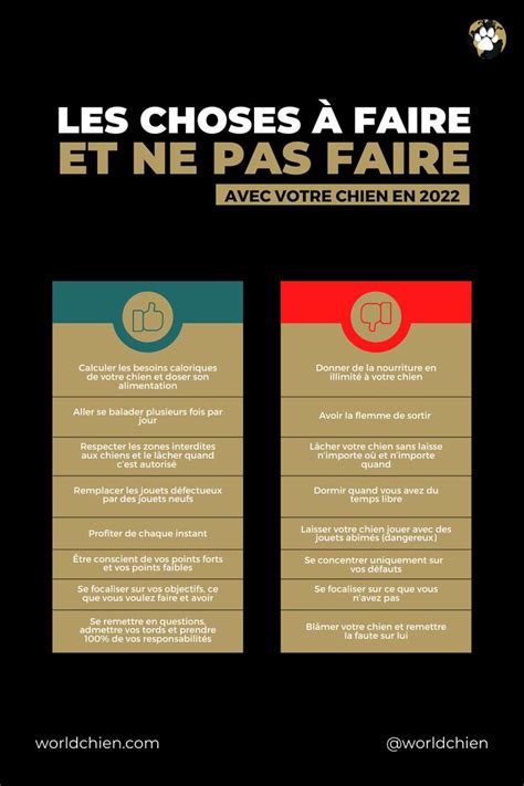 A Poster With The Words Les Choses A Faire Et Ne Pas Faire