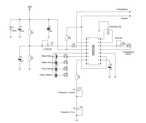 Xr2206 Function Generator Working Circuit Diagram Youtube