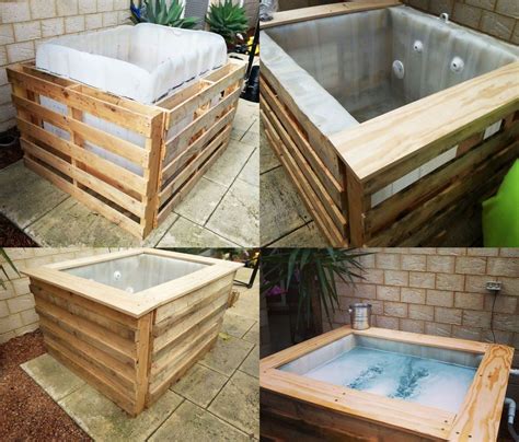 Swimming Pool From Recycled Pallets Diy Projects For Everyone