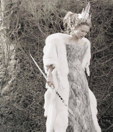 Tilda swinton as the white witch, who holds narnia under an eternal winter without christmas or spring or summer. Tilda Swinton as the White Witch in The Chronicles of ...