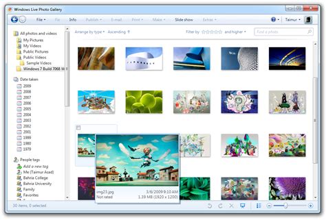 Wallpapers And Themes Pack From Windows 7 Build 7068