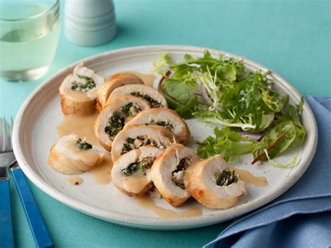 By bon appétit test kitchen. Spinach and Mushroom Stuffed Chicken Breasts Recipe ...