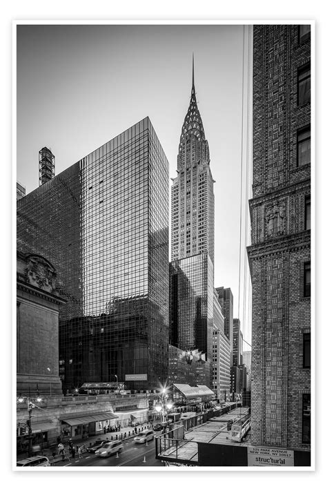 Chrysler Building In Midtown Manhattan New York City Print By Jan