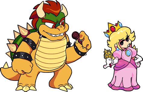 Fnf Movie Peach And Bowser By 205tob On Deviantart