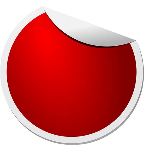 ラベル ステッカー 赤 Pixabayの無料ベクター素材 Pixabay