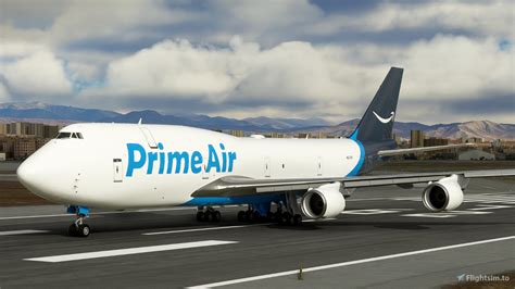 Amazon Prime Air Boeing 747 8 8k 2 Versions With And Without Text