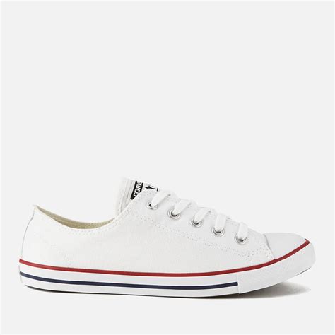 Converse Womens Chuck Taylor All Star Dainty Ox Trainers White