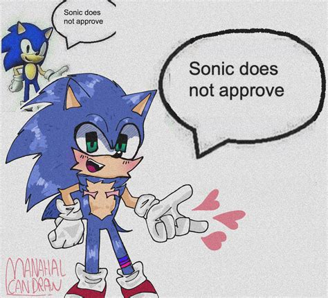 8470 Safe Artist Aura Can Draw Sonic The Hedgehog Bisexual Blushing Cheek Fluff