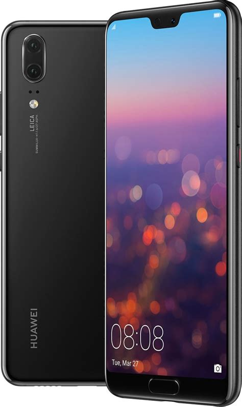 Huawei P20 128gb Black Smarttelefon Med Dobbelkamera Og Fullview Display