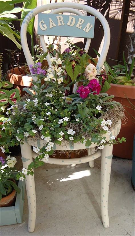 Vintage Furniture Planter Upcycling Ideas Balcony Decoration And Eco