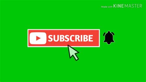 Green Screen Animasi Subscribe Button And Notifacition Bells Free Youtube