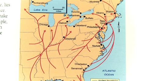 Underground Railroad Map Routes