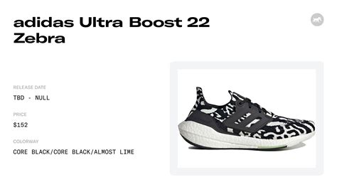 Adidas Ultra Boost 22 Zebra Gx6300 Raffles And Release Date