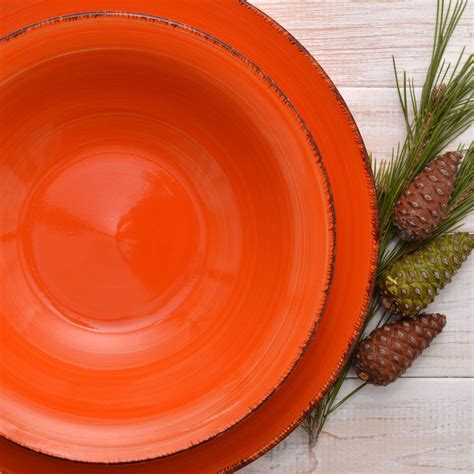 Beautiful Orange Dinnerware Sets For Your Home Recipe Idea Shop