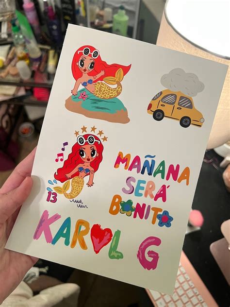 Karol G Mañana Sera Bonito Sticker Pack Etsy Canada