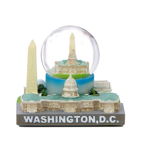 Mini Washington Dc Snow Globe Skyline Model