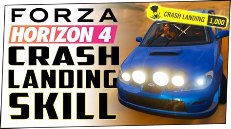 How To Perform CRASH LANDING SKILL In FORZA HORIZON 4 YouTube