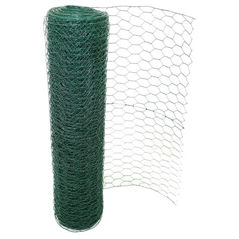 Marko Fencing 50mm Pvc Coated Chicken Wire Rabbit Mesh Green Fencing