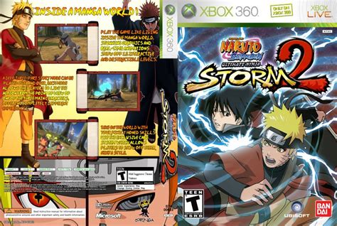 Naruto Shippuden Ultimate Ninja Storm 2 Xbox 360 Game Covers Naruto
