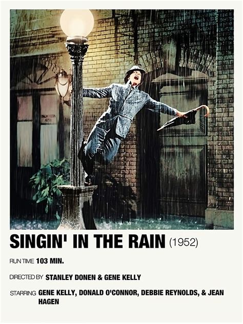 Sing In The Rain Poster For Sale By Dauglashaw Redbubble
