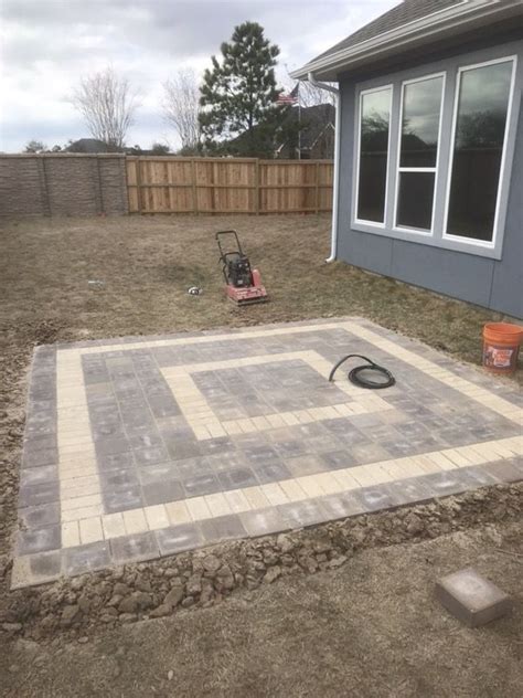 12x12 Paver Patio All Material And Labor Included For Sale In Katy Tx