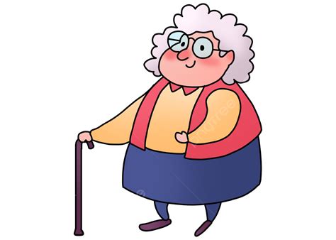 Dibujos Animados De Anciana Png Señora Dibujos Animados Pelo Gris