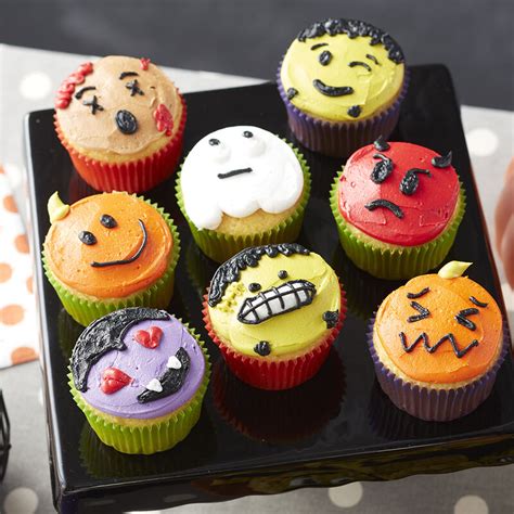 Check out our emoji cupcakes selection for the very best in unique or custom, handmade pieces from our cupcakes shops. Halloween Emoji Cupcakes - Halloween Cupcakes | Wilton