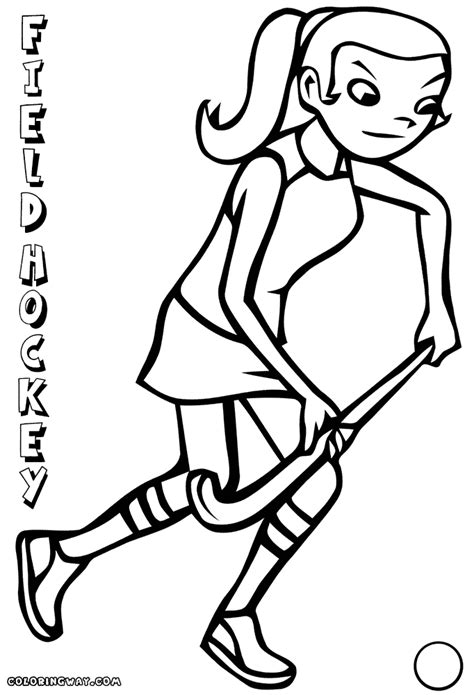 Field Hockey Coloring Pages Coloring Pages To Download And Print