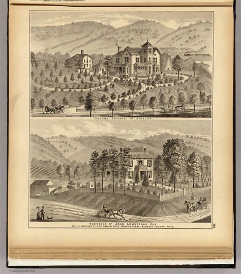 Suburban residence of Wheeling (with) Residence of John Armstrong