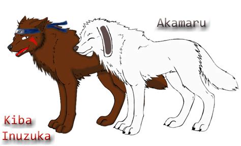 Kiba Wolf Style And Akamaru By Tricksterfox18 On Deviantart