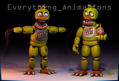 Fnaf 2 Chica By Everythinganimations On Deviantart