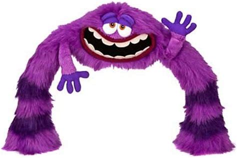 Disney Pixar Art From Monsters University Purple Monster Poseable 12