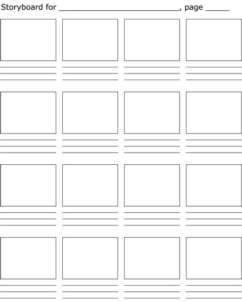 Thumbnail Sketch Template At Explore Collection Of