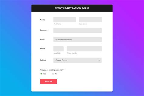 Dynamic Registration Form With Html5 And Jquery Coderevolution
