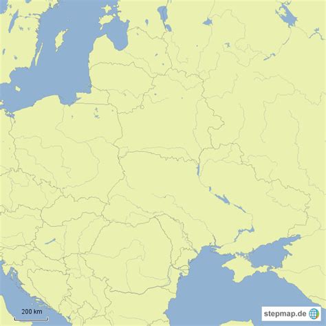 StepMap osteuropa Landkarte für Deutschland