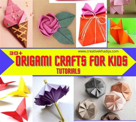 Easy Origami For Kids Arts And Crafts Projects Creative Khadija Blog