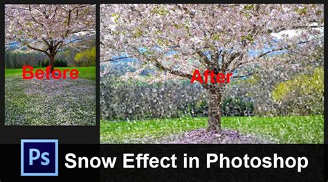 Snow Effect In Photoshop How To Create Snow Effect In Photoshop