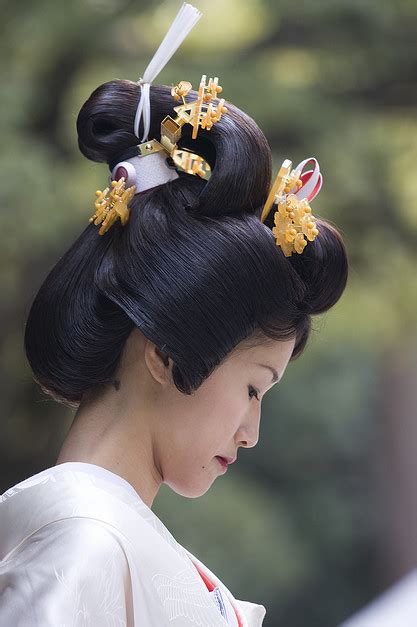 Kanzashi Japanese Hairstyle Geisha Japanese Wedding