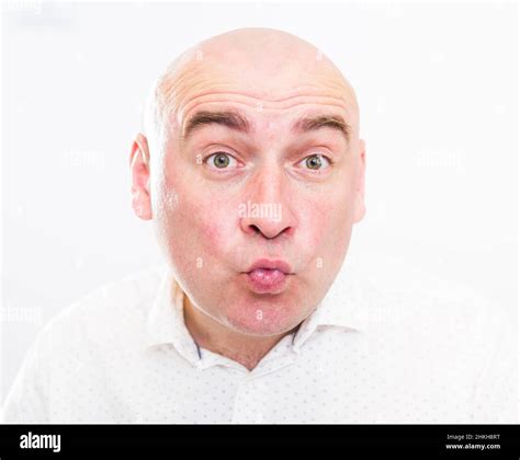 Bald Man Portrait White Hi Res Stock Photography And Images Alamy