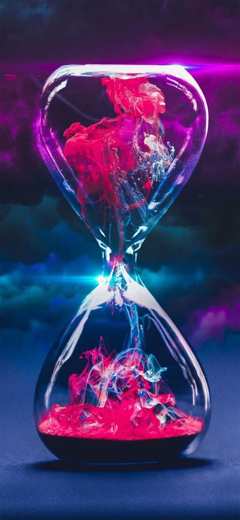 Hourglass In 2020 Cute Wallpaper Backgrounds Galaxy Art