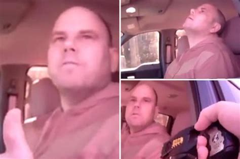 shocking moment super drunk cop begs arresting officers to let him go and sleep it off